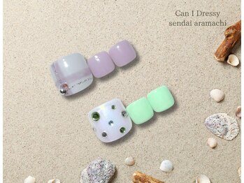 キャンアイドレッシー 仙台荒町店(Can I Dressy)/ワンポイントデザイン定額￥6500