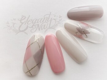 エレガントネイル(Elegant Nail)/D70　アーガイル