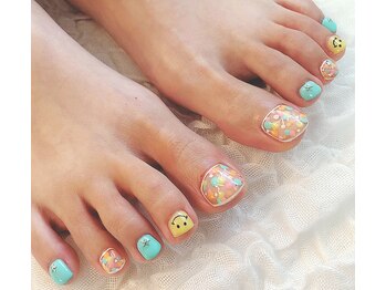 爪ソウシャイン(爪 SO SHINE)/ドット＆スマイル☆