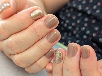 エムスラッシュ ネイル センター北店(M.SLASH)/パラジェル　ワンカラー♪