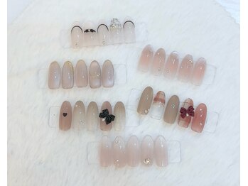 アイリスネイル(Airis nail)の写真/【選べる2つのデザインコース☆】最旬のデザインを豊富にご用意♪デザインに迷ったらこちら◎