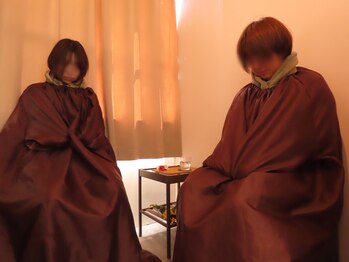 てあて/ペアでのよもぎ蒸し♪