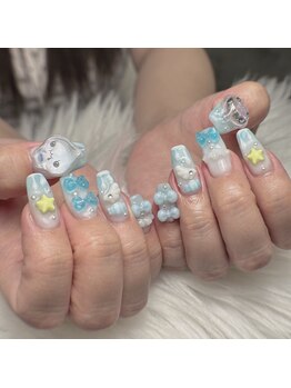 アミネイル 中野(Ami Nail)/ワンホンガーリーネイル