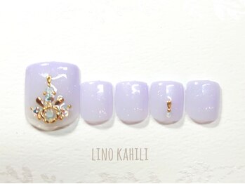 リノ カヒリ アイラッシュ(Lino kahili)/【フット】定額アート