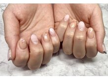 はあとねいる 宇都宮御幸ヶ原店/ピンクシェルネイル