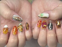 リバティ(liberty)/新宿３dネイル 秋ネイル