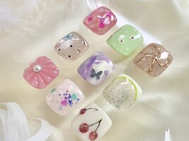フット親指アート☆