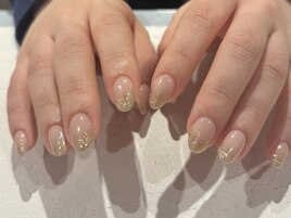 キラキラグラデーションネイル