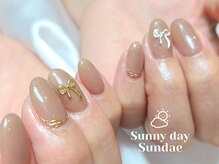 サニーデイ サンデー横浜戸部店(Sunny Day SUNDAE)の雰囲気（シンプルだけどキラッと☆定額デザイン多数用意♪[パラジェル]）