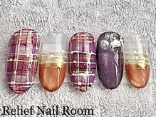 リリーフネイルルーム(RELiEF NAiL ROOM)の雰囲気（最新のデザインジェルも豊富です♪）