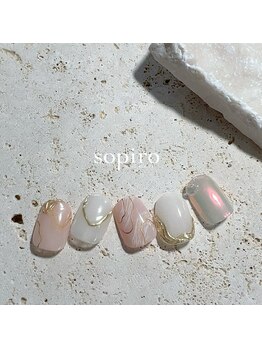 ソピーロ たかのこ店(sopiro)/6月【ニュアンスネイル】
