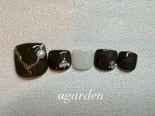 ネイルサロン アルファガーデン 町田本店(α garden)/フットおすすめデザイン¥8800
