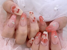 さくらんぼネイル