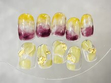 クレモアネイル 浦和店(CLEMORE NAIL)/クリア×秋色ニュアンス