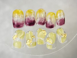 クリア×秋色ニュアンス