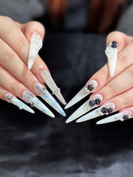 ビビビューティースパ オオサカ(Bibi Beauty Spa Osaka)/スーパーロングネイル