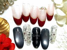 パーフェクトネイル 桜ヶ丘店(Perfect Nail)の雰囲気（フレンチネイル￥8030　クロスマグネットネイル￥7590）