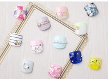 クアトログランシュ 青葉台(QUATRO×GranCieux)/春フットネイル