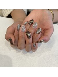 ニュアンスマグネットネイル☆