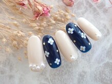 ラルネイル 大宮(Lull. nail)/#お花#お呼ばれ#キレイめ#オトナ
