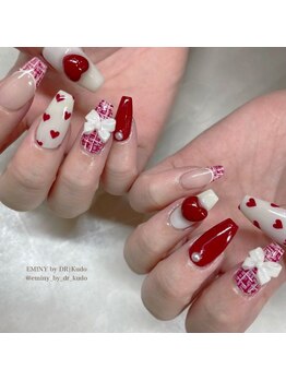 エミニーバイディーアール(EMINY by DR)/ツイード×ハート＆リボン