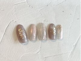 ニュアンス上品ネイル
