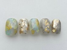 アイネイルズ 池袋店(I-nails)/インクゴールドニュアンス
