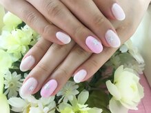 プルミエ ネイル(Premier Nail)/ホワイト＆ガーリーピンク