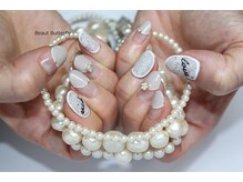 ネイルサロンスクール ビュートバタフライ 町田店(BEAUT BUTTERFLY)/マットフラワーレースネイル