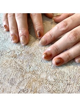 プライベートネイルサロン キャンバス(CANVAS)/クリアフレンチ ネイル