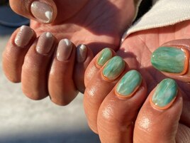 <ハンド>デザインシンプルネイル