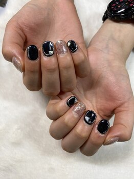 はあとねいる 宇都宮御幸ヶ原店/ミラーネイル