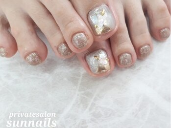 サンネイルズ(sun nails)/2本アート