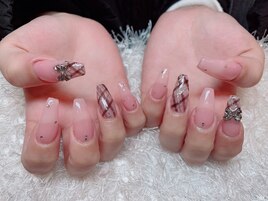 チェックネイル