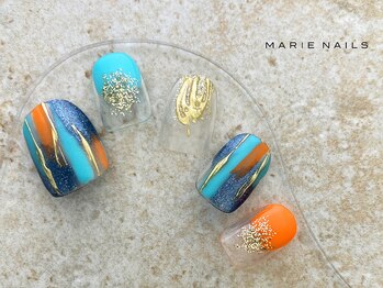 マリー ネイルズ いわきラトブ店(MARIE NAILS)/定額7,700円税込 ミラー 0821c