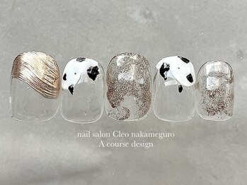 クレオ 中目黒店(Cleo)/【9月】牛柄ネイル