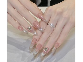 イフ ビューティーサロン(IF)の写真/今っぽさも持ちの良さも欲しい方に◎トレンド×耐久性×美フォルムを叶える、こだわりスカルプネイルを♪