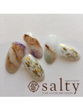 ネイルアンドアイラッシュサロン ソルティ 寺田町(salty)/ハンドネイル/アート10本コース