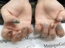 ネイルサロン マジックガール(Nail Salon MagiqueGirl)/【ミラーニュアンスネイル】