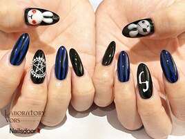 黒羊スカルプネイル