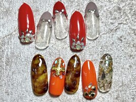 フレンチ×べっ甲ニュアンス