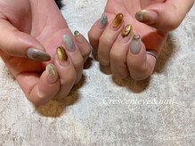 クレセント アイアンドネイル 今泉店(Crescent)/くすみカラー