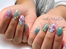 ネイルズミューコ(nail's MyuCo)/クリ抜きアート