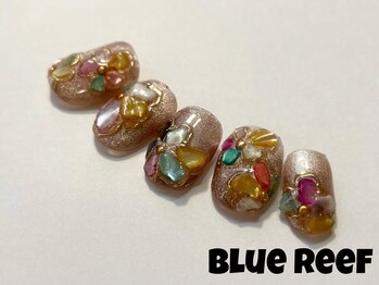 シェルフラワーネイル