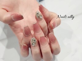 グラデーション×囲み×ストーン