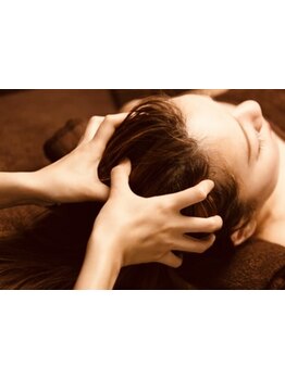 ヘッドスパで癒されたい