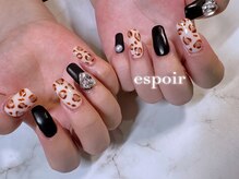 エスポワール(espoir)/ブラック×ヒョウ柄