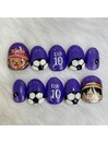 Jリーグとワンピースの痛ネイル