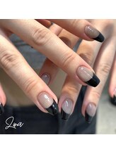 ジーナネイル 京都駅前(Zina nail)/フレンチ*ホログラムハート