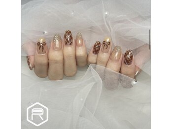 レディスペネイル ノウラ 名駅店(Redispe nail NouRa)/チェックネイル